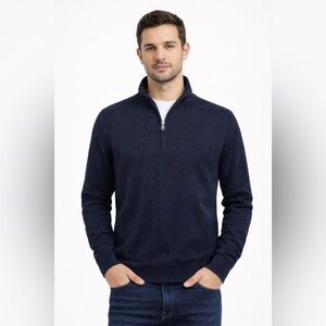 Greyson Merino Wool Quarter Zip Pullover – Men’s Small